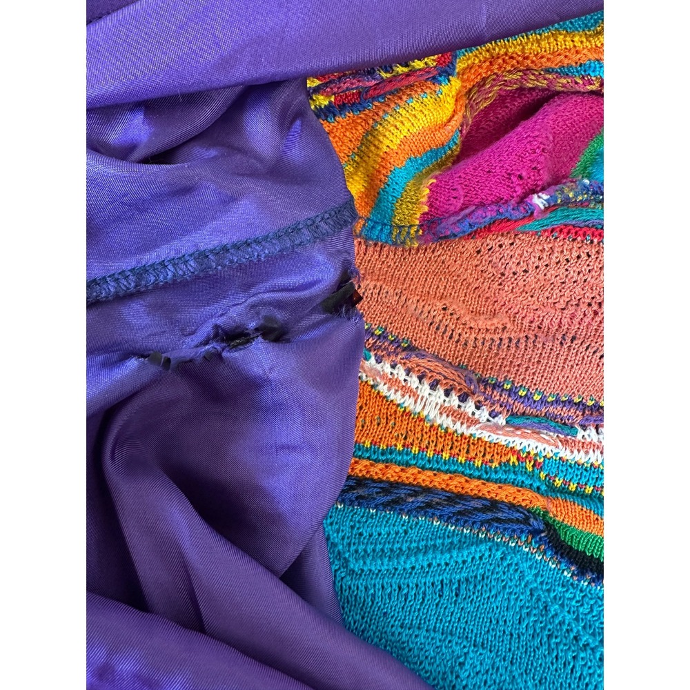 Coogi Australia Vintage 3D Knit Sweater Long Oversized Cardigan Jacket KC - Picture 14 of 16